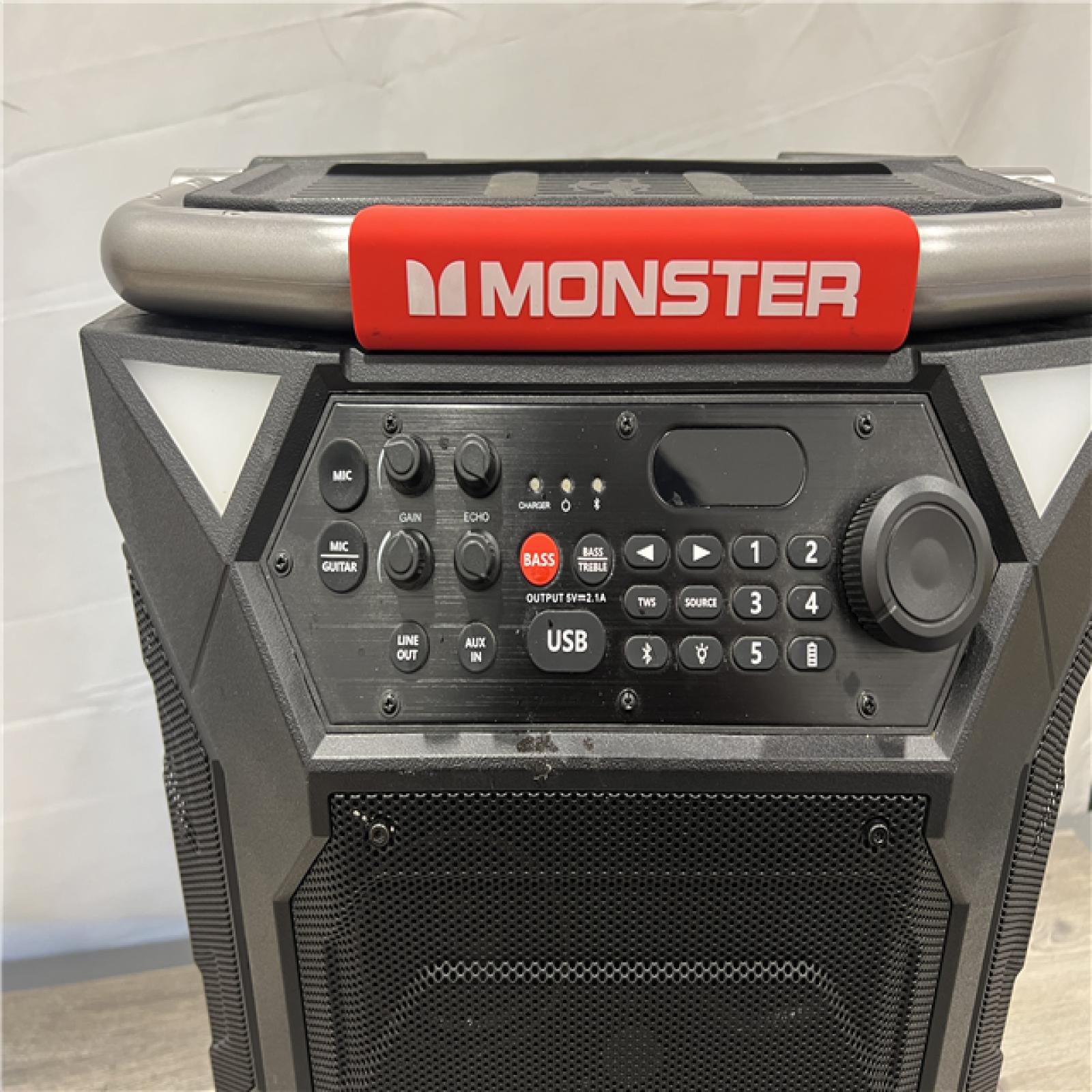 AS-IS Monster Rockin Roller 360 Indoor/Outdoor Bluetooth Speaker