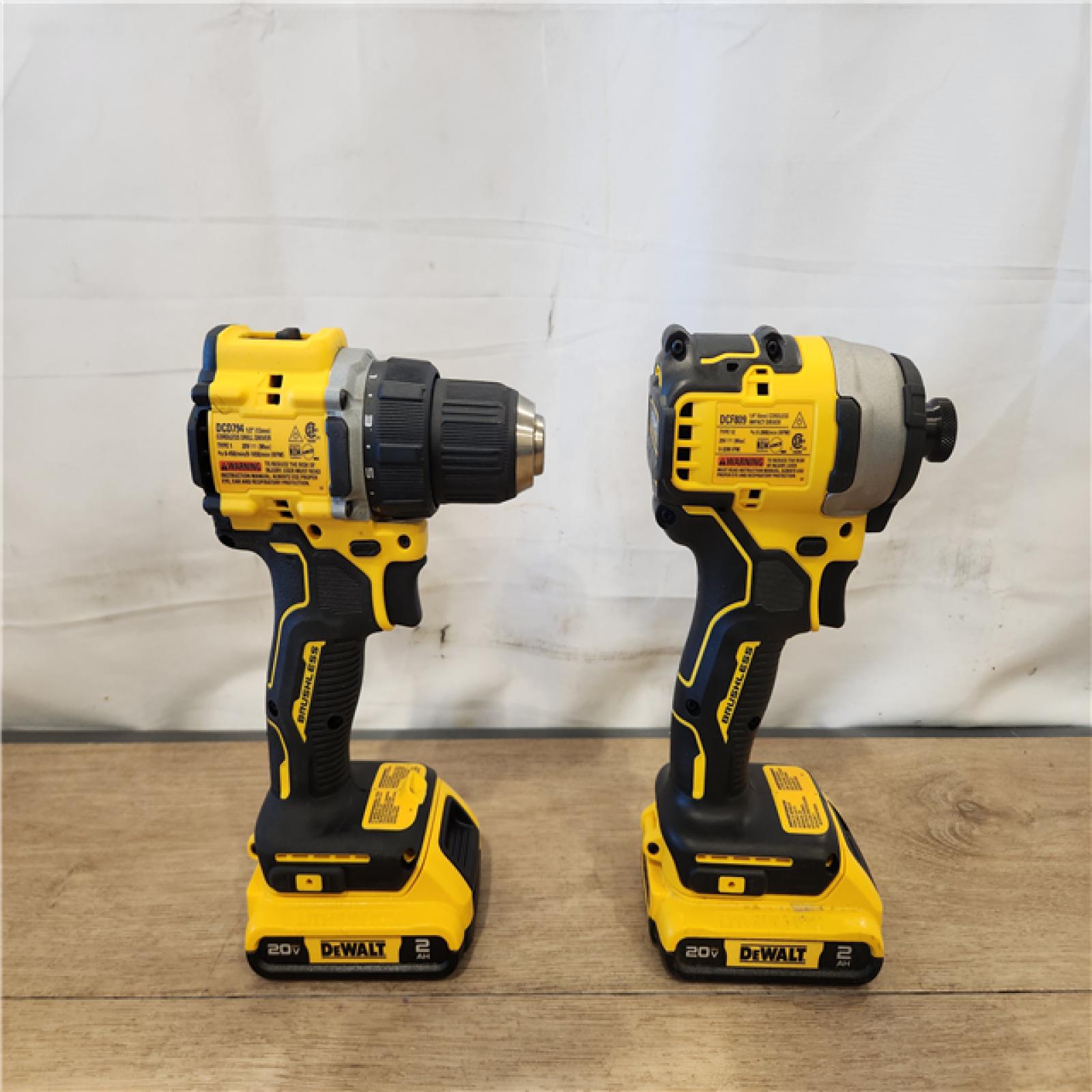 AS-IS- DEWALT ATOMIC 20-Volt MAX Lithium-Ion Cordless (2-Tool) Combo Kit