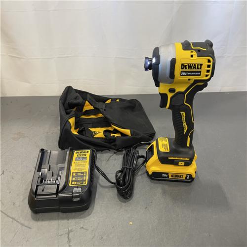 AS-IS - DeWALT ATOMIC 20V Max Lithium-Ion Brushless Cordless Compact 1/4 in. Impact Driver Kit