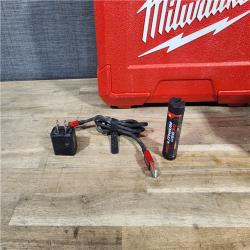 HOUSTON LOCATION - AS-IS MILWAUKEE 100 Ft. REDLITHIUM Lithium-Ion USB Green Rechargeable Cross Line Laser Level with Charger