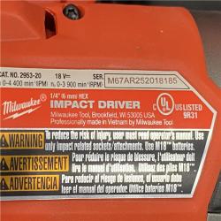 AS-IS Milwaukee FUEL 18V Lithium-Ion Brushless Cordless Hammer Drill and Impact Driver Combo Kit