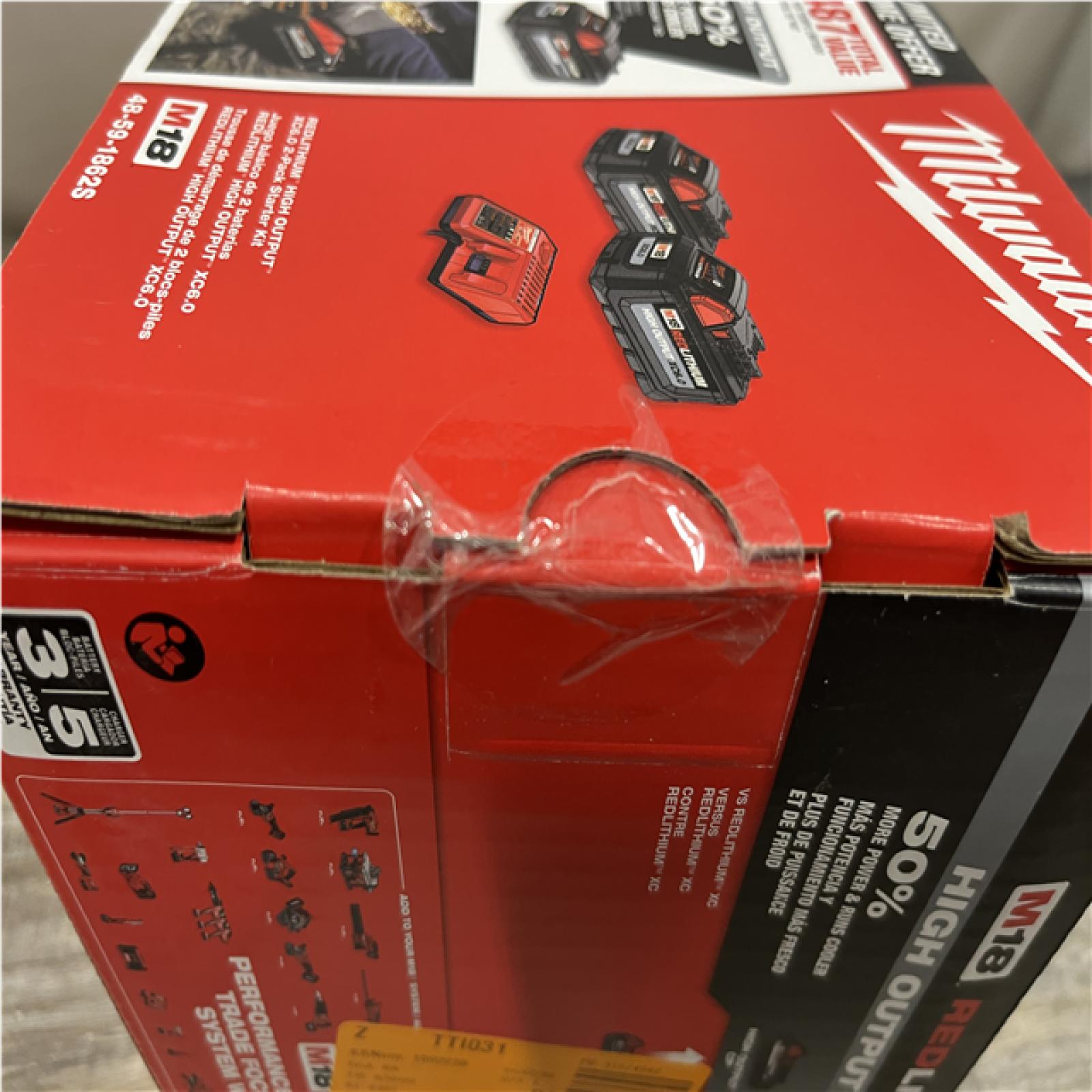 NEW - Milwaukee 18-Volt Lithium-Ion High Output Starter Kit