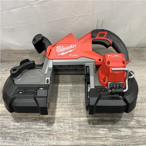 AS-IS Milwaukee FUEL 18V Lithium-Ion Brushless Cordless Deep Cut Band Saw (Tool-Only)