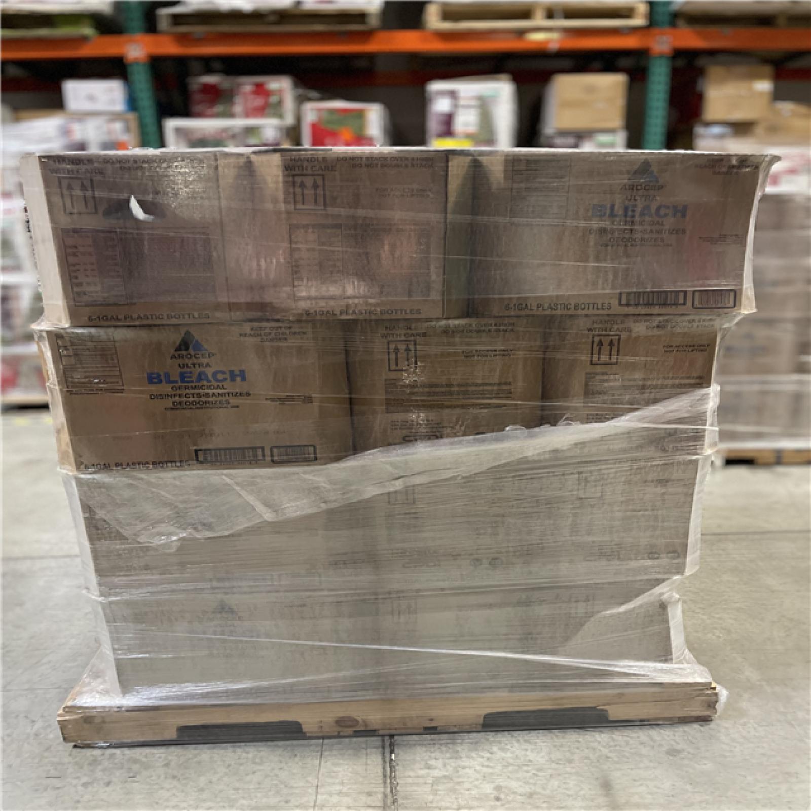 DALLAS LOCATION- NEW!- AROCEP ULTRA DISINFECTING BLEACH PALLET (168 UNITS)