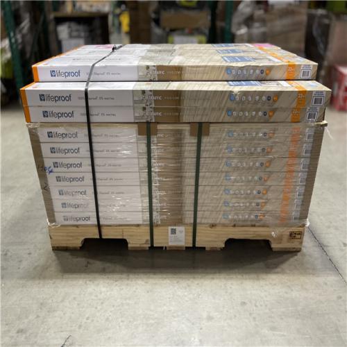 DALLAS LOCATION - Lifeproof Navarra Maple 22 mil x 8.7 in. W x 48 in. L Click Lock Waterproof Luxury Vinyl Plank Flooring (20.1 sq. ft/case) PALLET-(39 CASES)