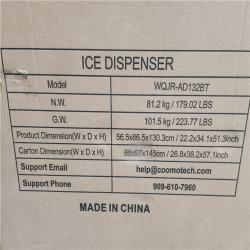 Phoenix NEW Hooure 22.2 in. Commercial Ice Maker 400 lbs./24 H Freestanding Stainless Steel Ice Maker Full Size Cubes with 200 lbs. Storage