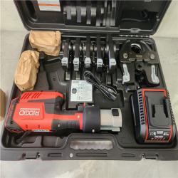 Phoenix NEW RIDGID RP 351 ProPress Inline Standard Press Tool Kit (Includes Case + 2  18V Lio-Ion Batteries + Charger + 6 Press Tool Jaws