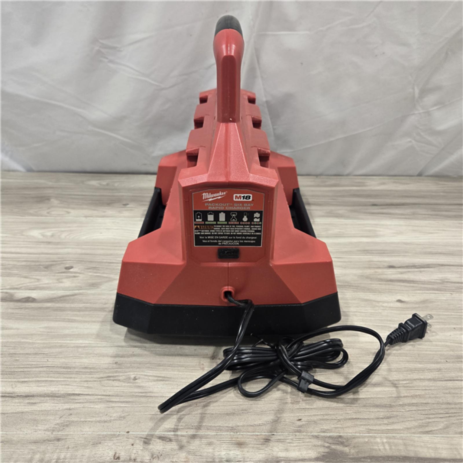 AS-IS Milwaukee M18 Packout Six Bay Rapid Charger (Tool-Only)
