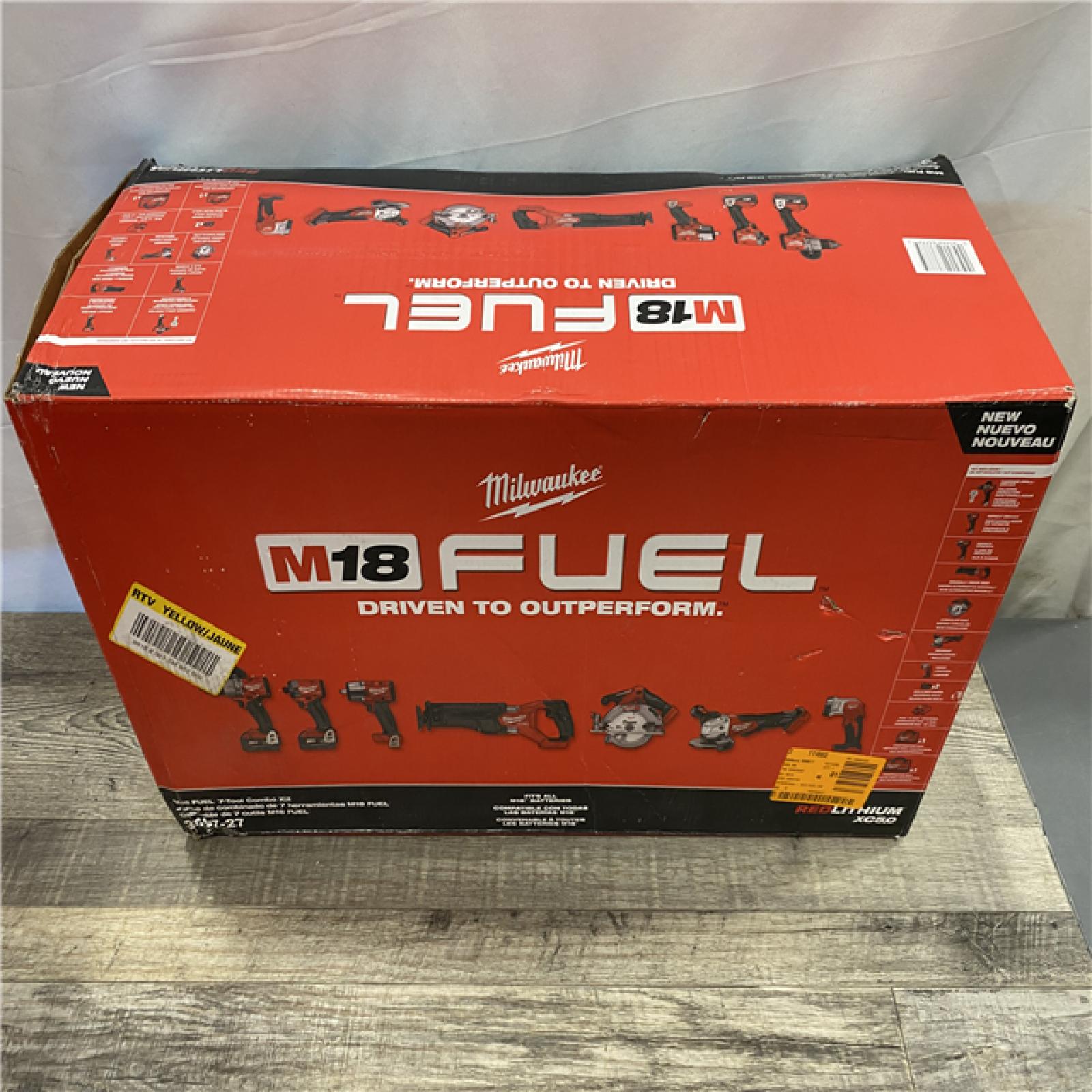 NEW - Milwaukee FUEL 18V Lithium-Ion Brushless Cordless Combo (7-Tool) Kit