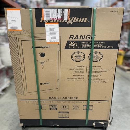 DALLAS LOCATION - Remington 36 + 6-Gun Fireproof Gun Safe with Electronic Lock  Rich Gray Hammertone Finish