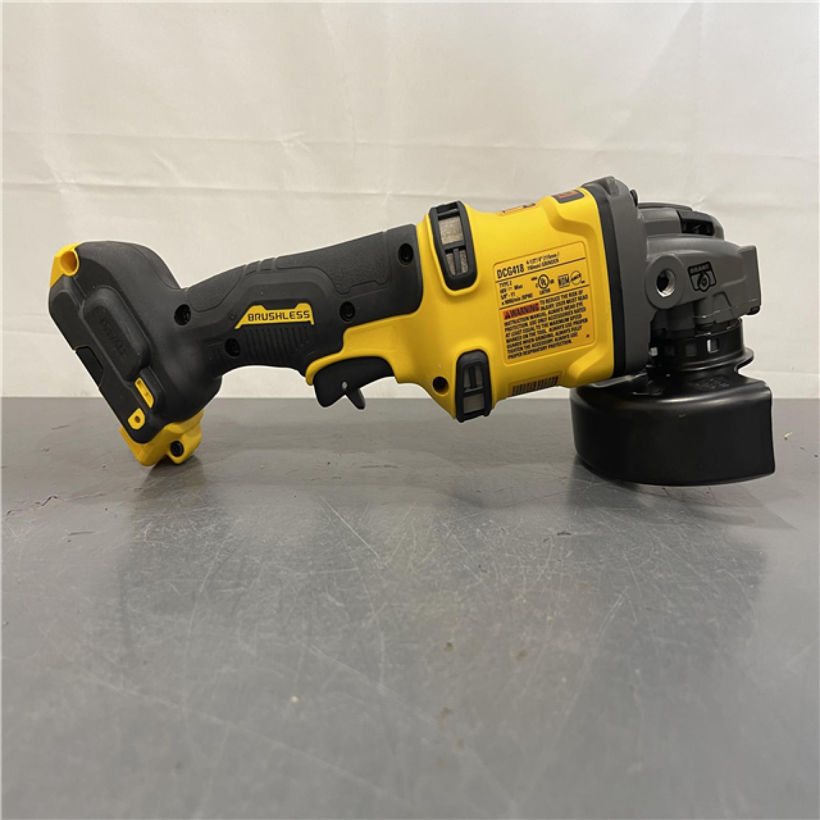 AS-IS - DEWALT 60V MAX Cordless Brushless 4.5 in. to 6 in. Small Angle Grinder with Kickback Brake