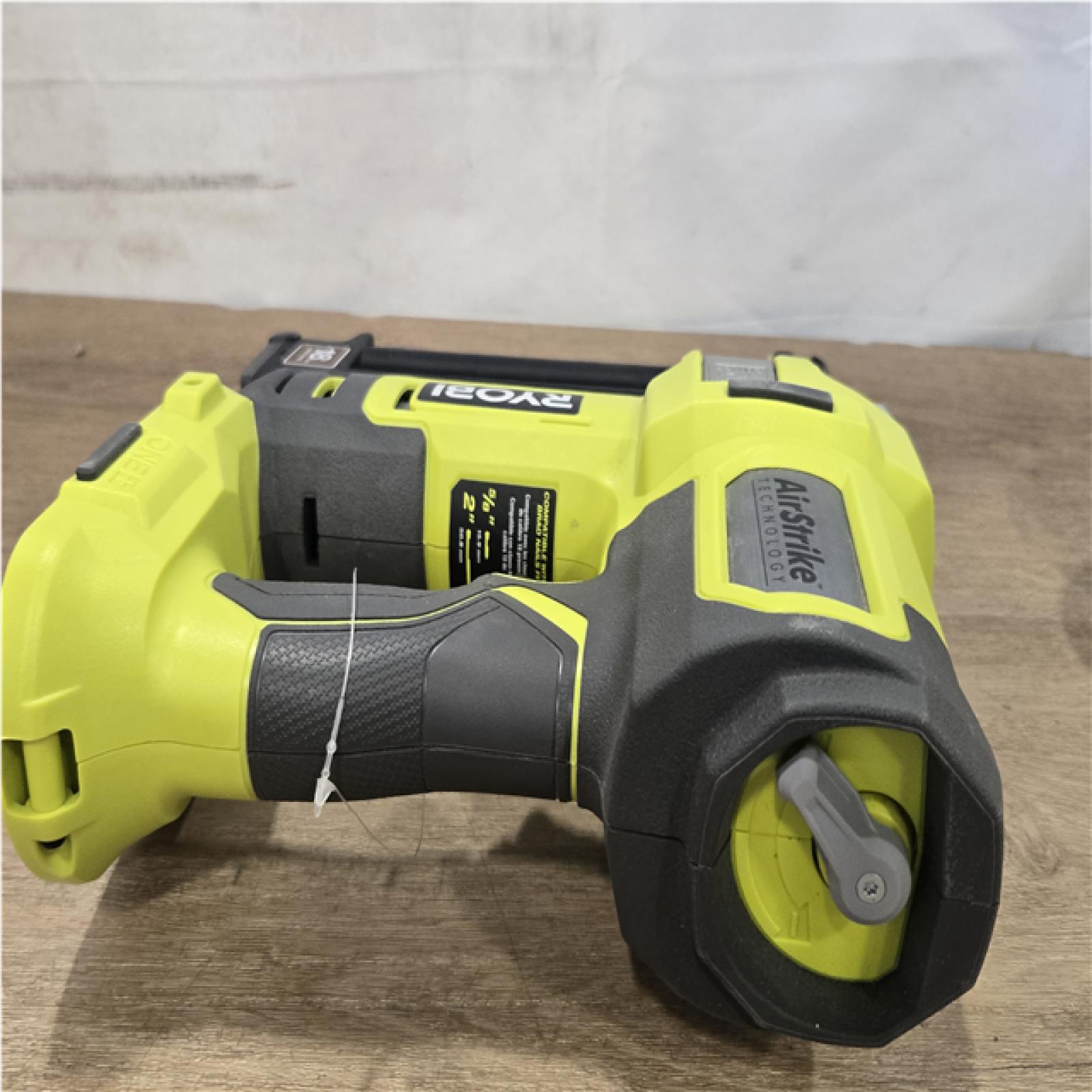AS-IS RYOBI ONE+ 18V 18-Gauge Cordless AirStrike Brad Nailer (Tool Only)