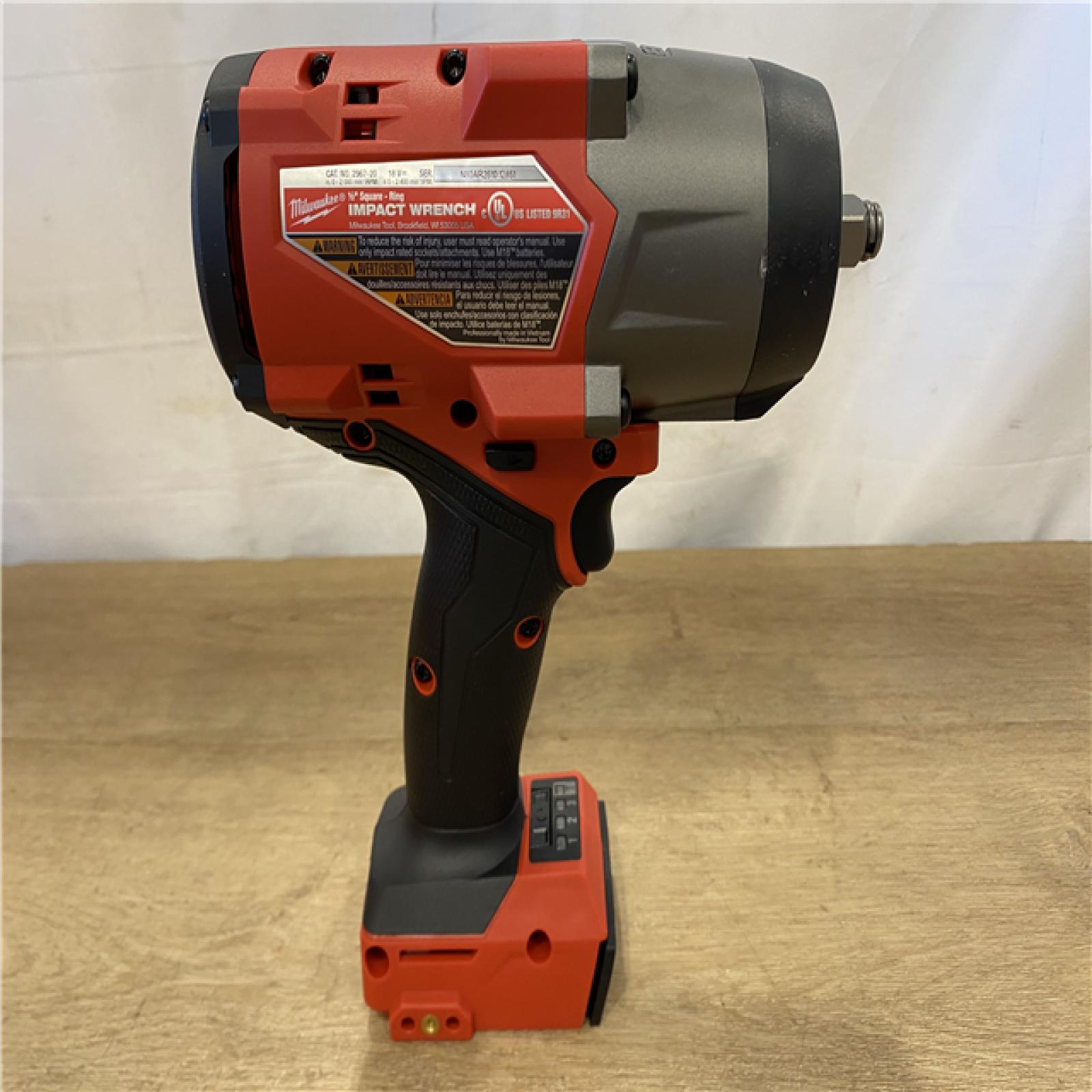 AS-IS Milwaukee FUEL 18V Lithium-Ion Brushless Cordless 1/2 in. Impact Wrench with Friction Ring (Tool-Only)