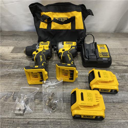 AS-IS DEWALT ATOMIC 20-Volt MAX Lithium-Ion Cordless Combo Kit