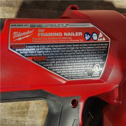HOUSTON LOCATION - AS-IS M18 FUEL 3-1/2 in. 18-Volt 30-Degree Lithium-Ion Brushless Cordless Framing Nailer (Tool-Only)
