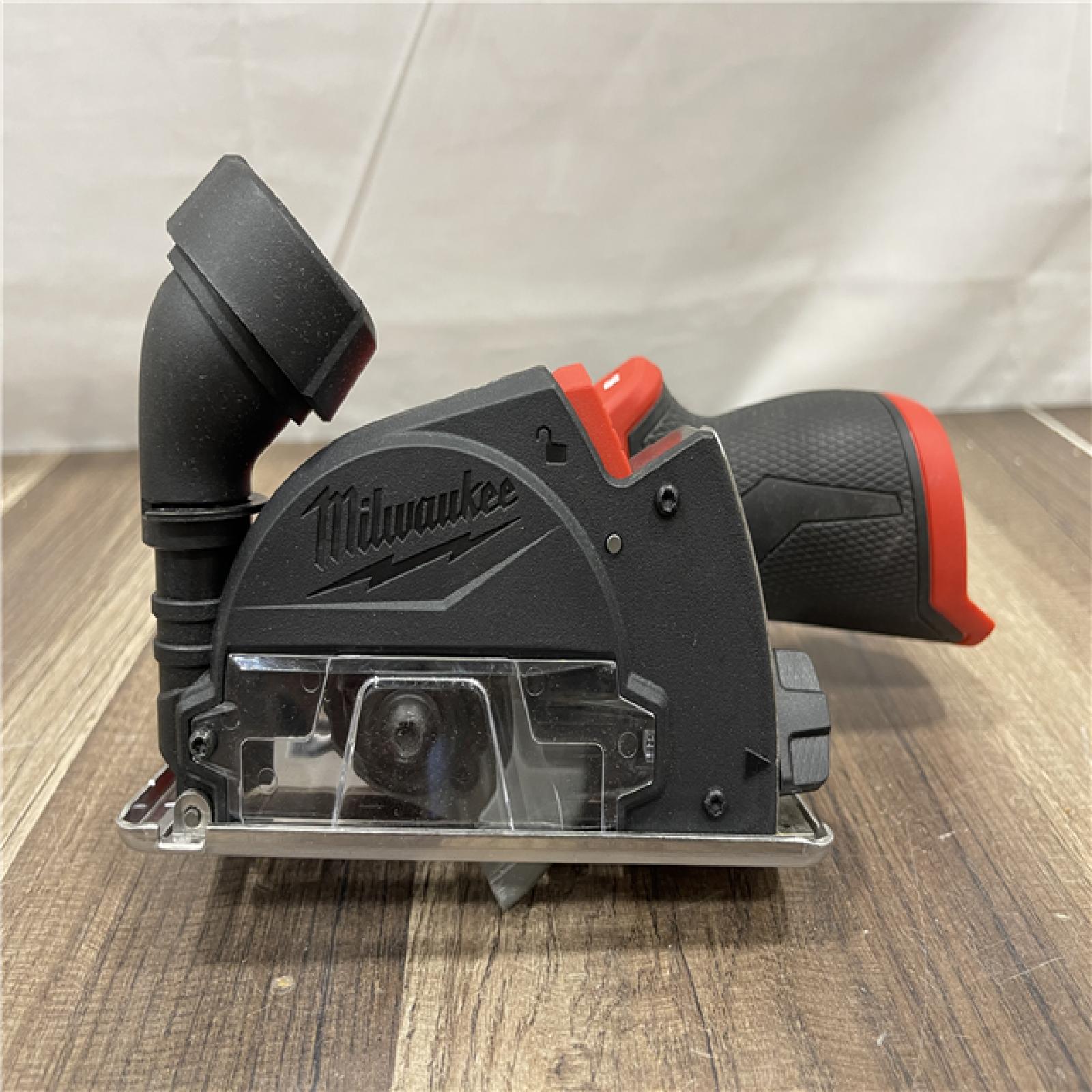 AS-IS Milwaukee M12 FUEL 12V Lithium-Ion Brushless Cordless 3 in. Cut Off Saw (Tool-Only)