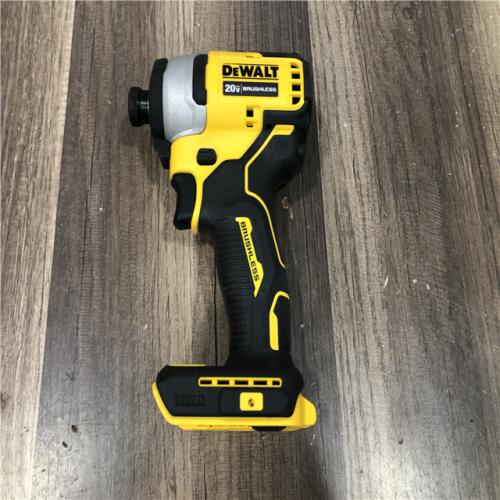 AS-IS DEWALT ATOMIC 20V MAX Cordless Brushless Compact 1/4 in. Impact Driver (Tool Only)