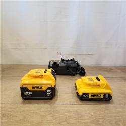 AS-IS- DEWALT 20V MAX Lithium-Ion Battery Kit with 5.0Ah and 2.0Ah Battery and Charger