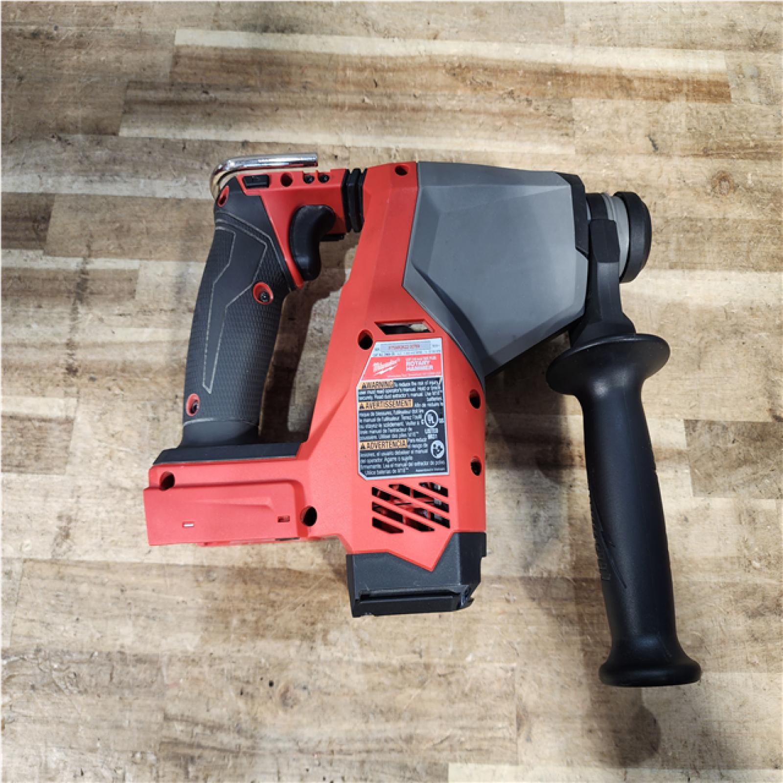 Houston Location AS-IS Milwaukee FUEL 18V Lithium-Ion Brushless Cordless 5/8 in. SDS-Plus Rotary Hammer (Tool-Only)