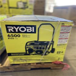DALLAS LOCATION - RYOBI 6500-Watt Gasoline Powered Portable Generator with CO Detect Shutdown Sensor