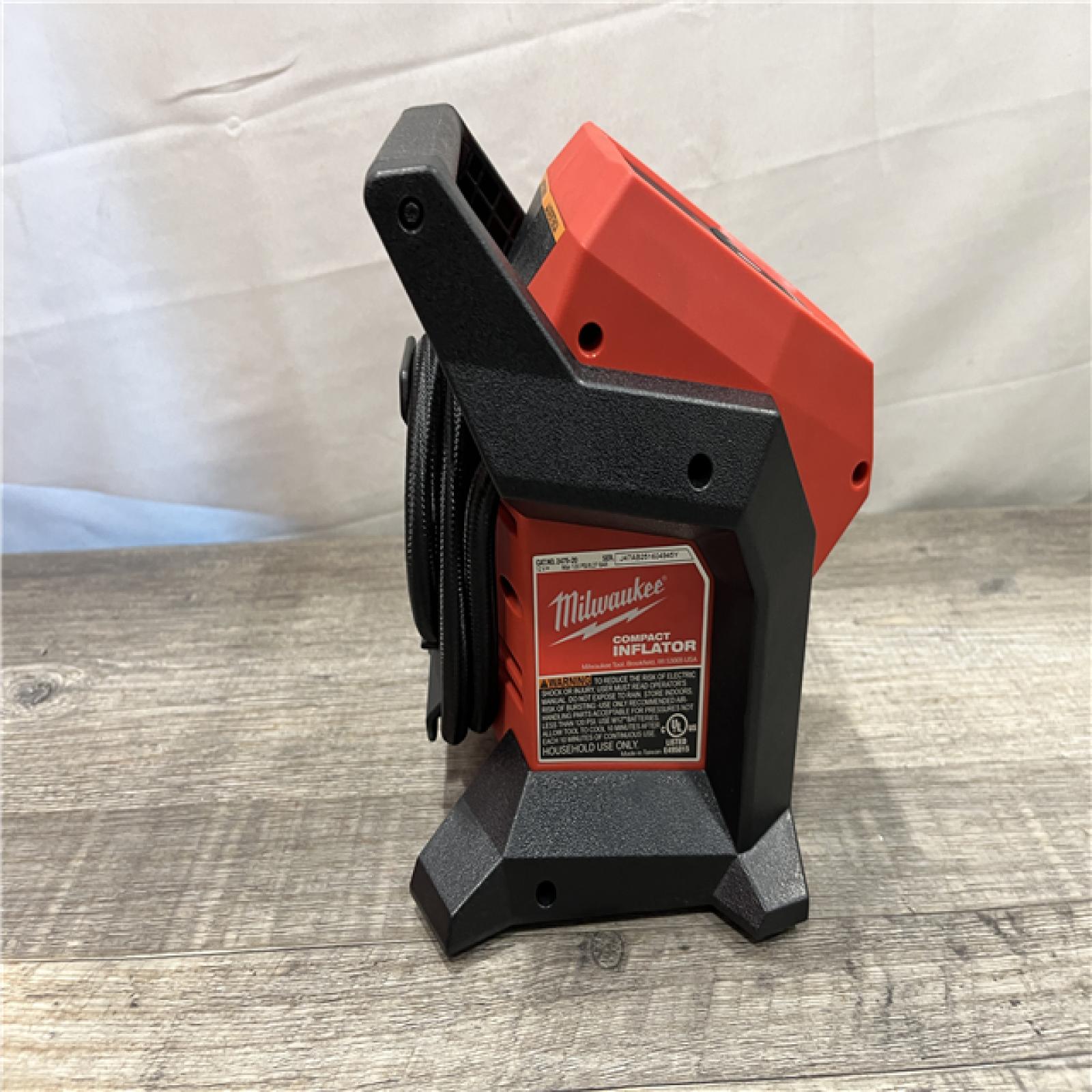 AS-IS Milwaukee 12-Volt Lithium-Ion Cordless Electric Portable Inflator (Tool-Only)