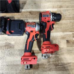 HOUSTON LOCATION - AS - IS Milwaukee 18-Volt Lithium-Ion Brushless Cordless Compact Hammer Drill/Impact Combo Kit
