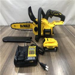 AS-IS DEWALT 20V MAX Compact 12 Brushless Cordless Chainsaw Kit