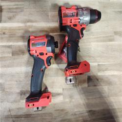 HOUSTON LOCATION - AS-IS (APPEARS LIKE NEW) MILWAUKEE M18 FUEL 18V Lithium-Ion Brushless Cordless Hammer Drill and Impact Driver Combo Kit (2-Tool) with 2 Batteries