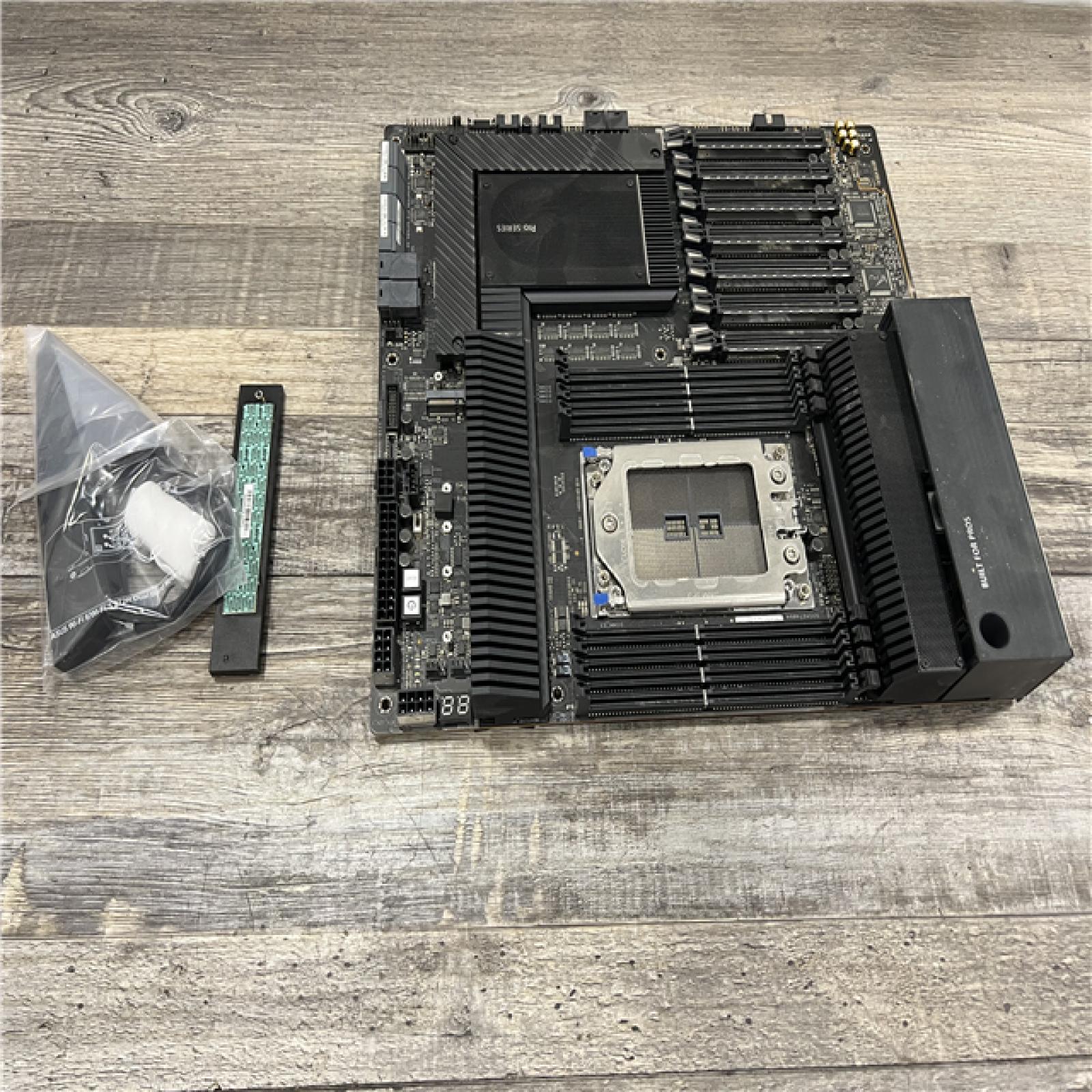 AS-IS ASUS Pro WS WRX80E-SAGE SE WIFI AMD Threadripper Pro EATX workstation motherboard