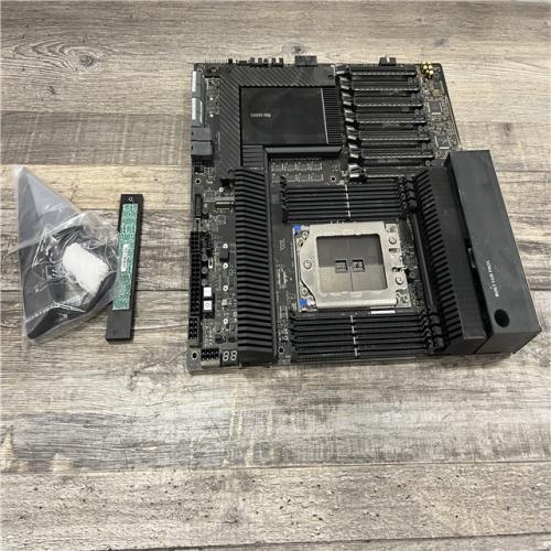AS-IS ASUS Pro WS WRX80E-SAGE SE WIFI AMD Threadripper Pro EATX workstation motherboard