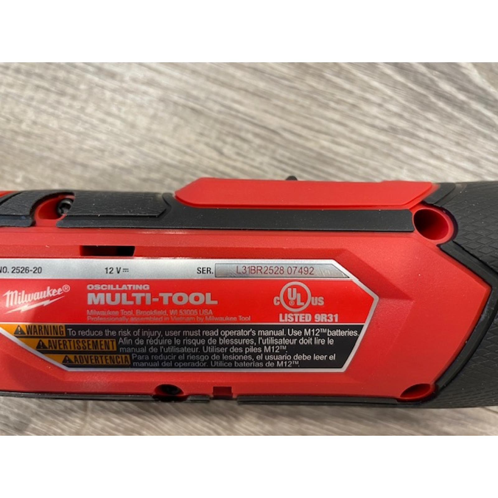 AS-IS Milwaukee FUEL 12V Lithium-Ion Cordless Oscillating Multi-Tool (Tool-Only)