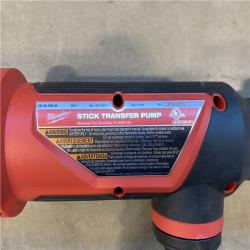 AS-IS Milwaukee M18 18-Volt Lithium-Ion Cordless Brushless Stick Transfer Pump