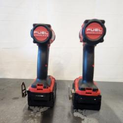 AS-IS- MILWAUKEE FUEL 18V Lithium-Ion Brushless Cordless Hammer Drill and Impact Driver Combo Kit