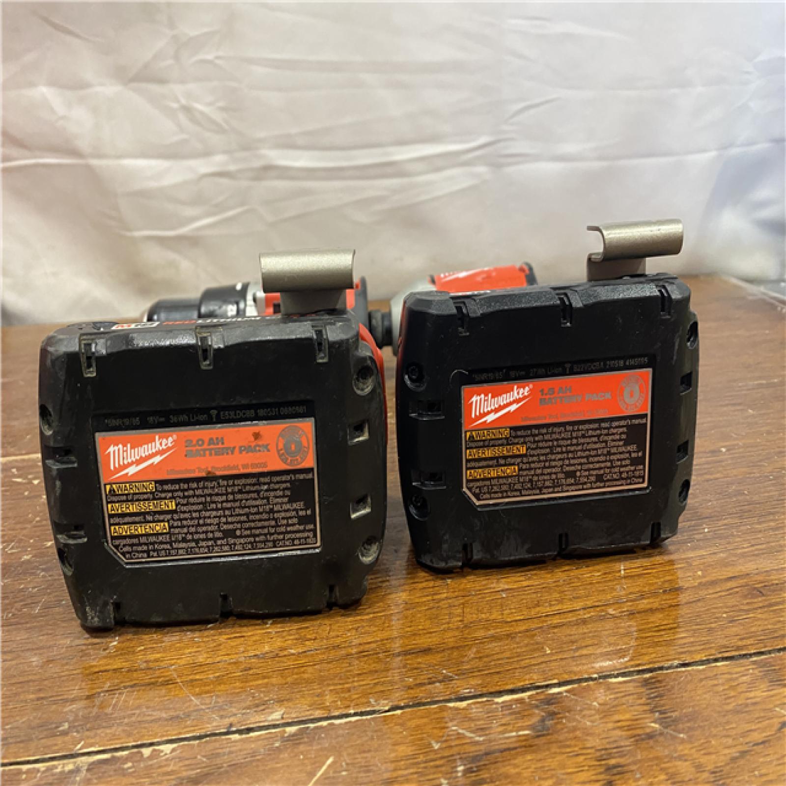 AS-IS Milwaukee M18 Compact Brushless 2-Tool Combo Kit
