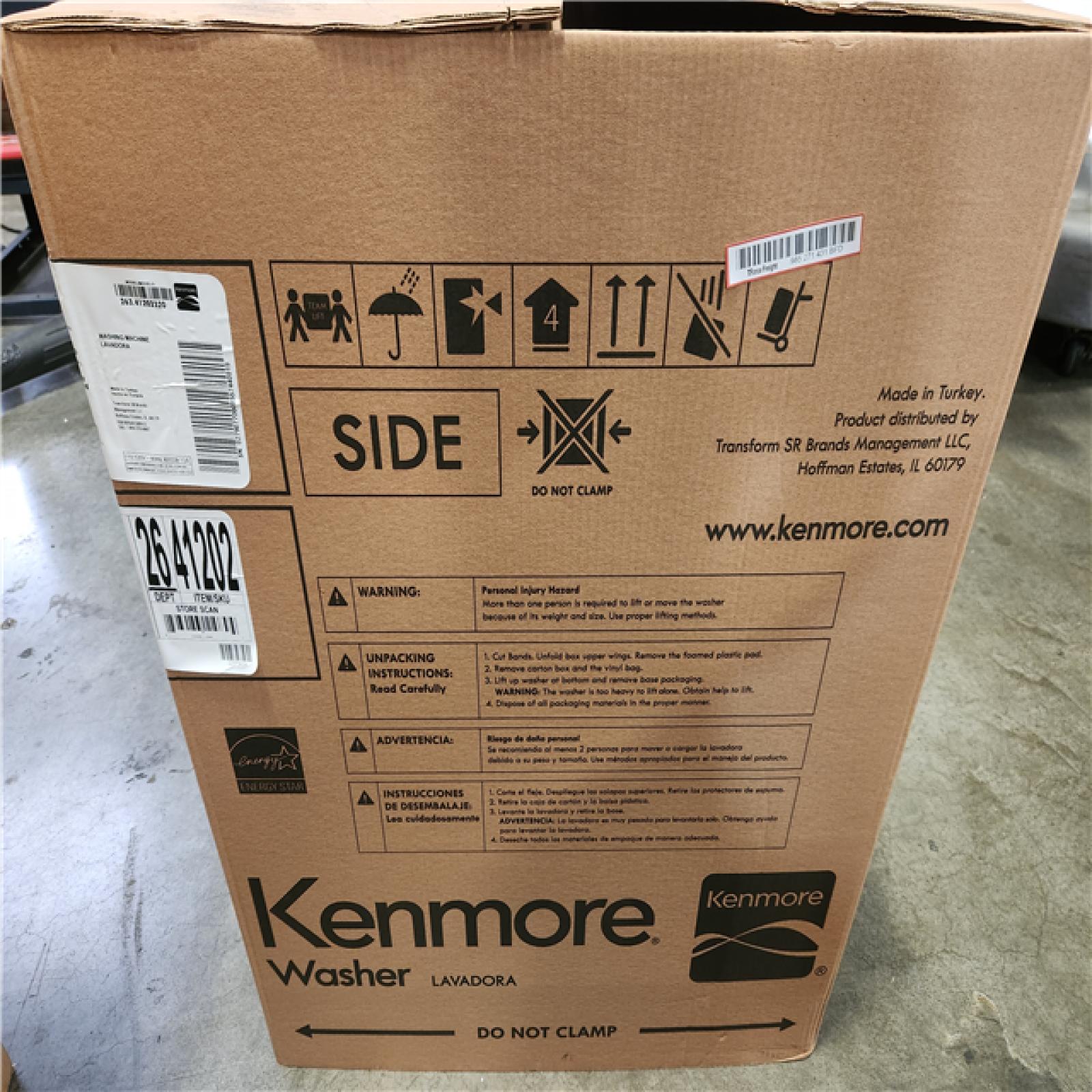 Phoenix NEW KENMORE 24 in. 2.2 cu. ft. Front-Load Washer - White with Steam