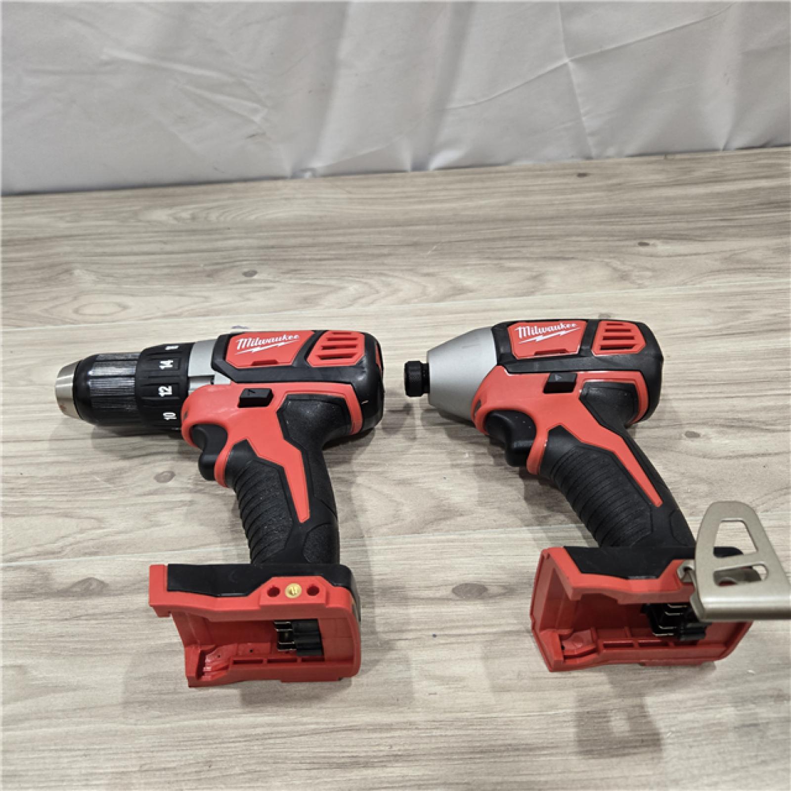 AS-IS Milwaukee 18V Cordless 2-Tool Drill/Driver and Impact Driver Kit