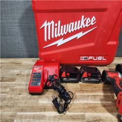 HOUSTON LOCATION - AS - IS Milwaukee FUEL 18V Lithium-Ion Brushless Cordless Hammer Drill and Impact Driver Combo Kit