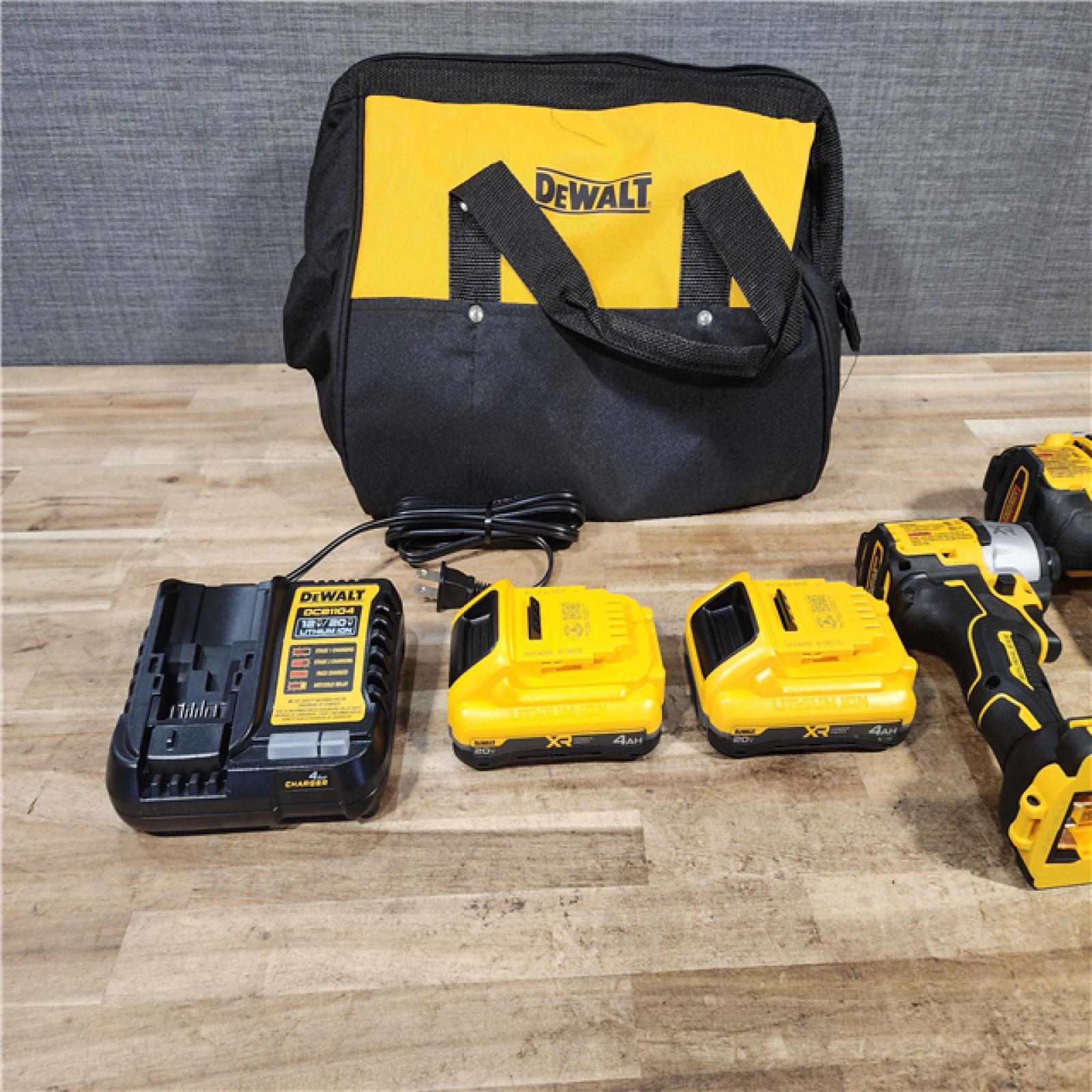 HOUSTON LOCATION - AS - IS DEWALT 20V XR Lithium-Ion Cordless Brushless 1/2 in. Drill/Driver Kit