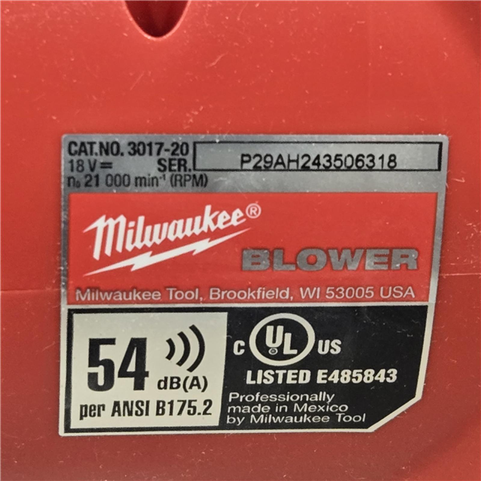 AS-IS Milwaukee M18 FUEL 18V Cordless Handheld Blower (Tool-Only)