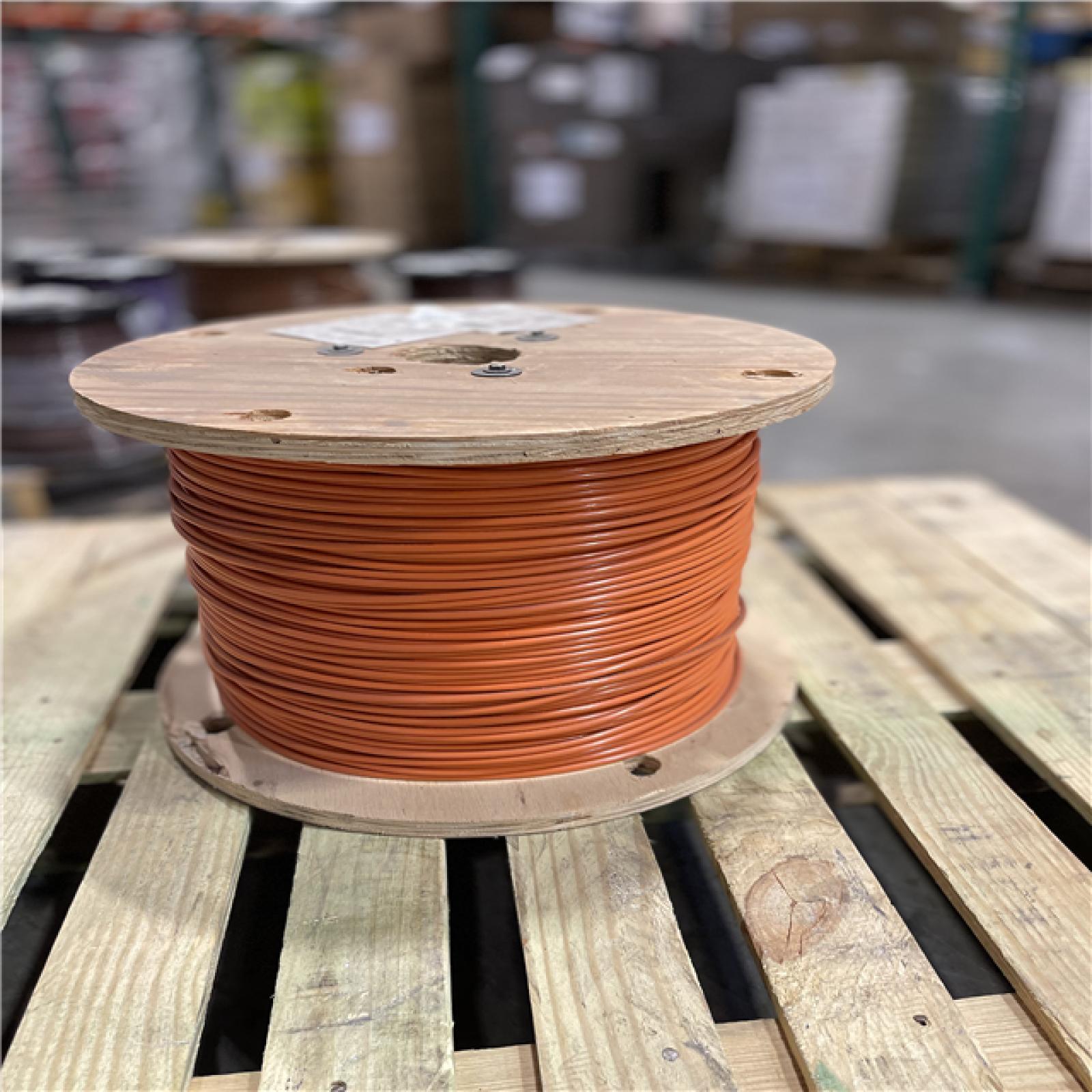 DALLAS LOCATION - AS-IS Southwire 2,500 ft. 6 Orange Stranded CU SIMpull THHN Wire (SEE NOTES)