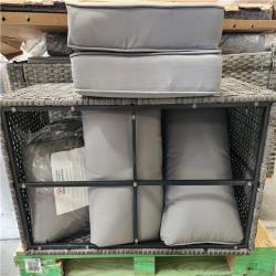 Phoenix AS-IS ZZW Patio Furniture Set Grey /Light Grey
