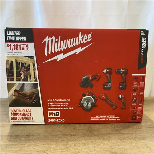 NEW! Milwaukee 18-Volt Lithium-Ion Cordless (6-Tool) Combo Kit