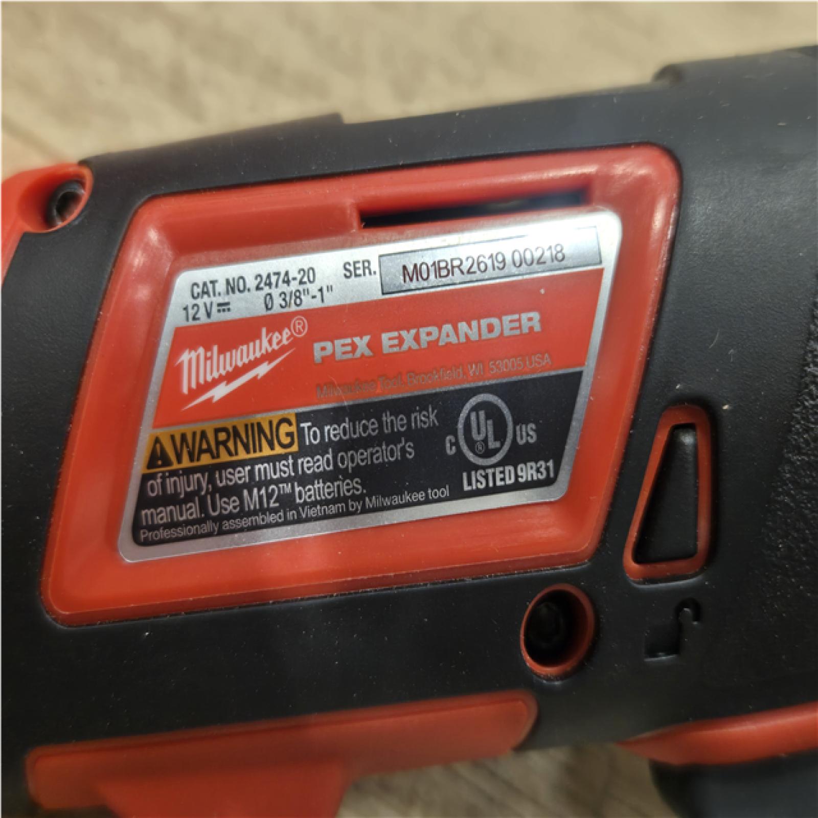 AS-IS Milwaukee Cordless PEX Expansion Tool Kit