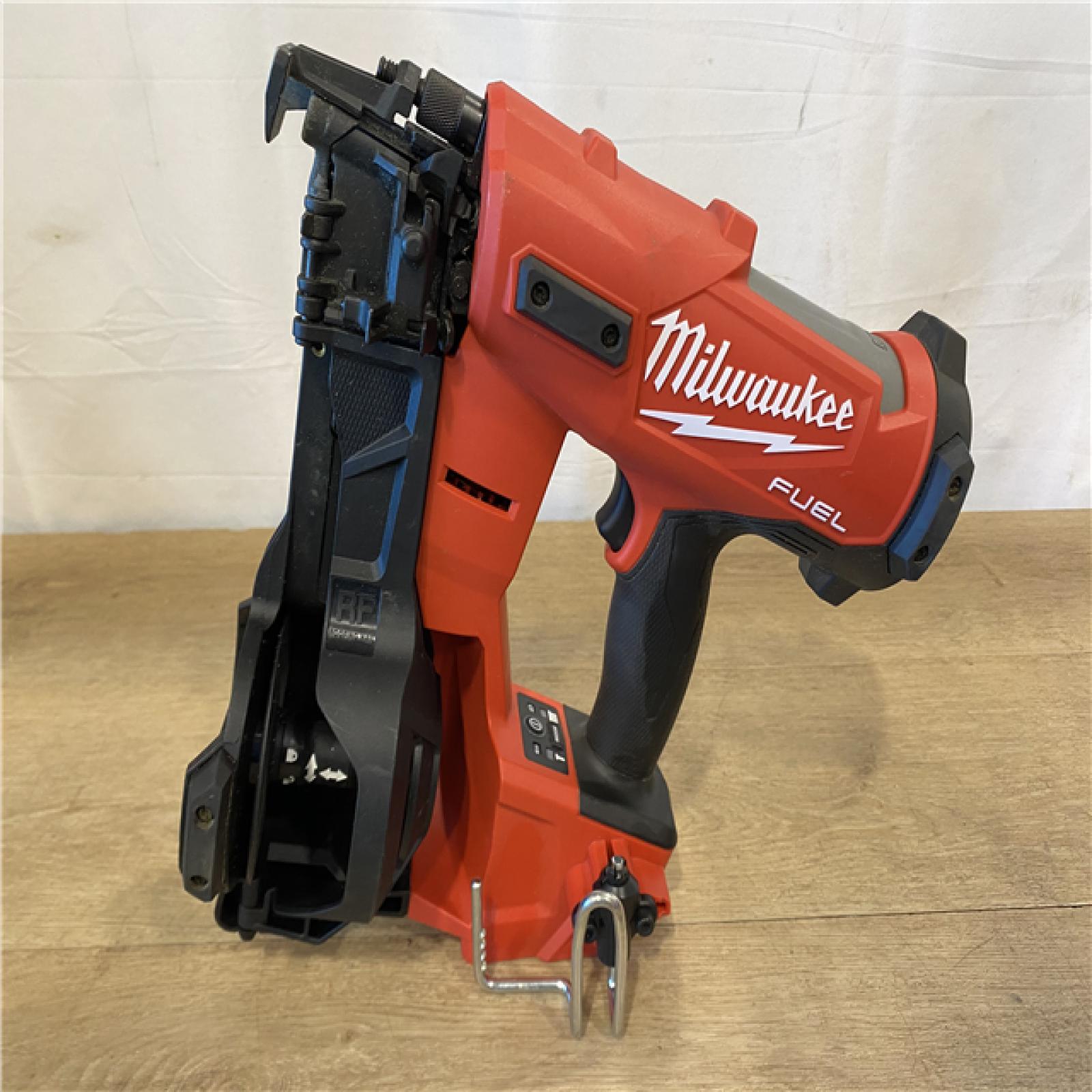 AS-IS Milwaukee FUEL 18-Volt Lithium-Ion Brushless Cordless Coil Roofing Nailer (Tool Only)