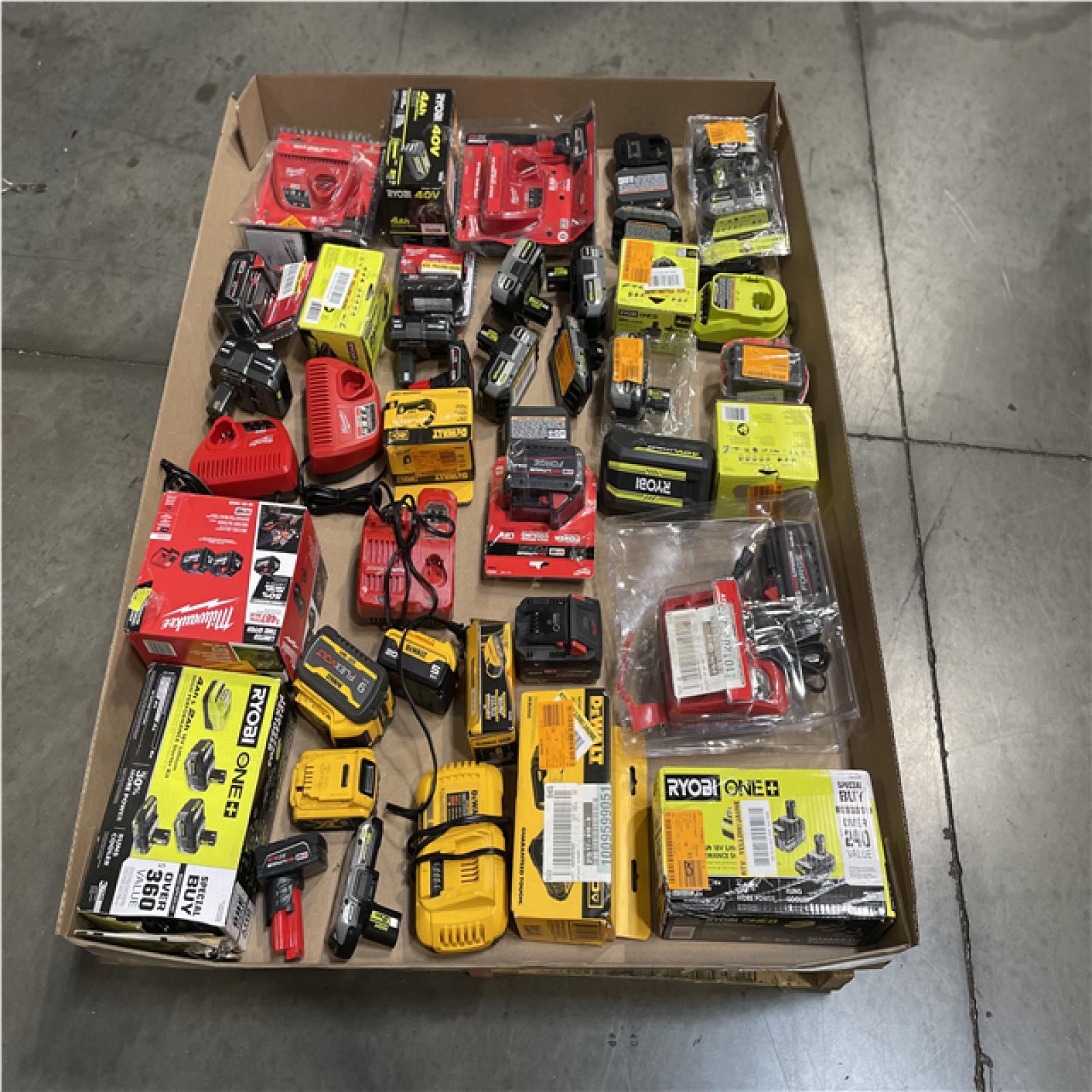 DALLAS LOCATION-AS-IS MIXED BATTERY PALLET