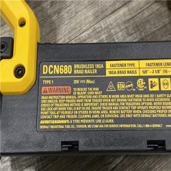 AS-IS DEWALT 20V MAX XR Lithium-Ion Electric Cordless 18-Gauge Brad Nailer (Tool Only)