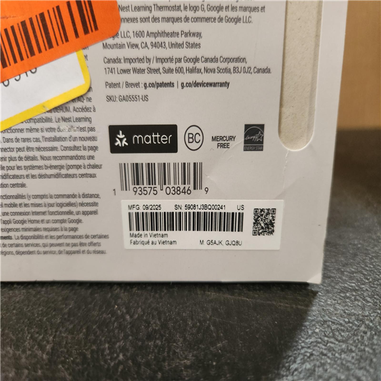 Phoenix NEW Google Nest Learning Thermostat (4th Gen) with Nest Temperature Sensor (2nd Gen)