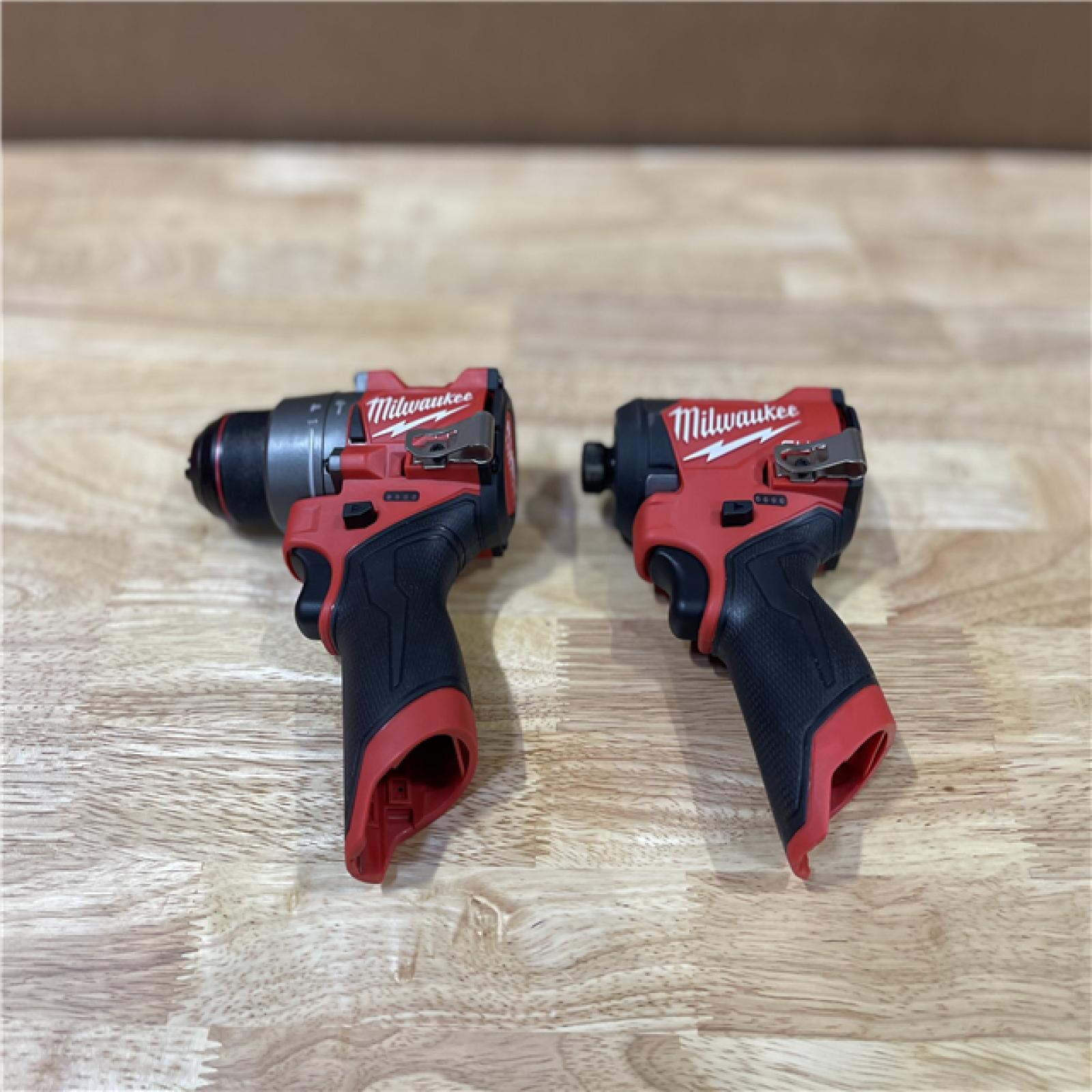 AS-IS Milwaukee FUEL 12V Cordless Hammer Drill and Impact Driver Combo Kit