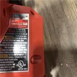 AS-IS Milwaukee FUEL 18V Lithium-Ion Brushless Cordless 6-1/2 in. Circular Saw (Tool-Only)