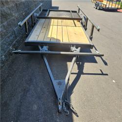 Phoenix Location AS-IS Karavan 6 ft. x 8 ft. Wood Floor Utility Trailer Kit w/Patented Drop Down Rail System (Damaged Tongue) (No Title Included)